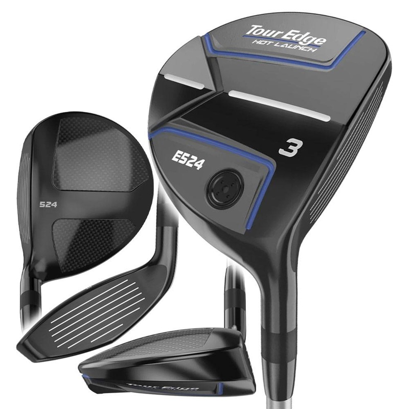 Tour Edge Hot Launch E524 Fairway Wood – 24 Men Right – 3 – 16 Aldila Ascent PL 50 Graphite – Senior