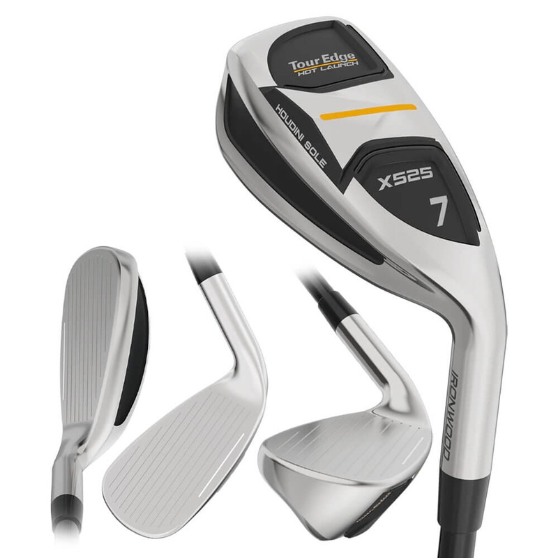 Tour Edge Hot Launch X525 Single Iron – 25 Men Right – 4 True Temper Elevate MPH 95 Steel – Regular