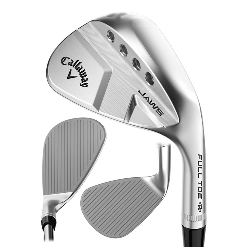 Callaway JAWS Full Toe Raw Face Chrome Wedge – 21 Men Right – 54 – 12 – C-Grind True Temper Dynamic Gold Spinner 115 Steel – S200