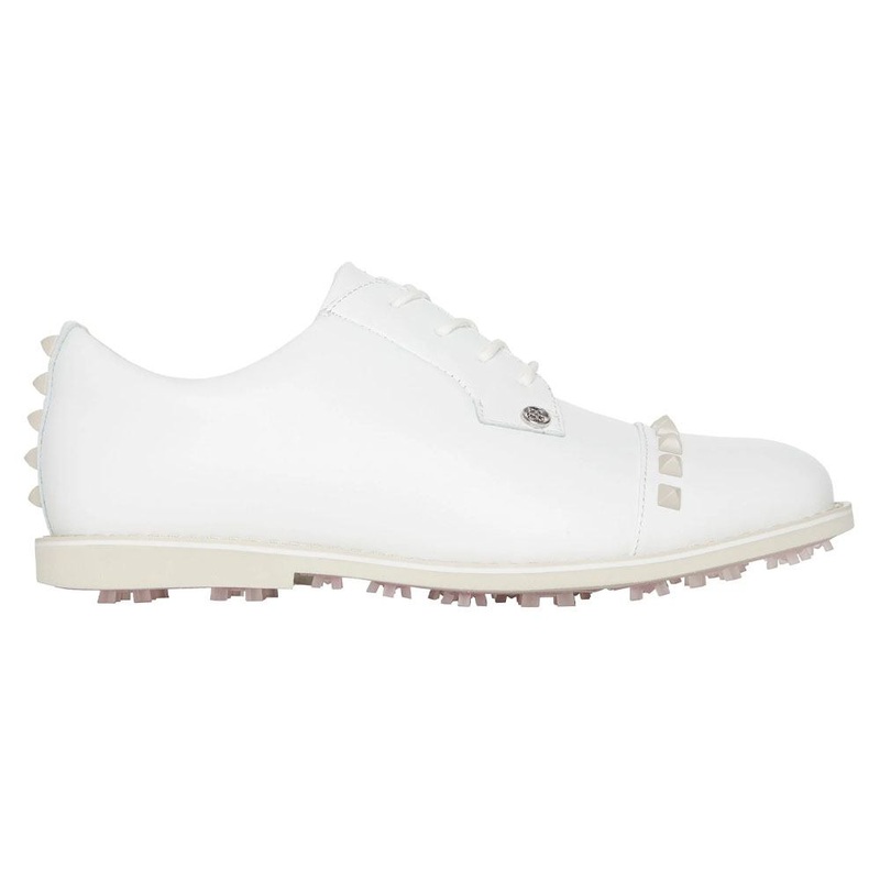 Gfore Gallivanter Pebble LS Cap Toe Spikeless Golf Shoes Stone – 24 Women Medium 5.5