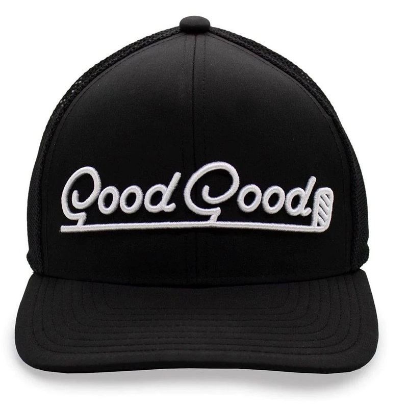GoodGood Golf Elite Trucker Golf Cap Black – 24 Men One Size Fits All