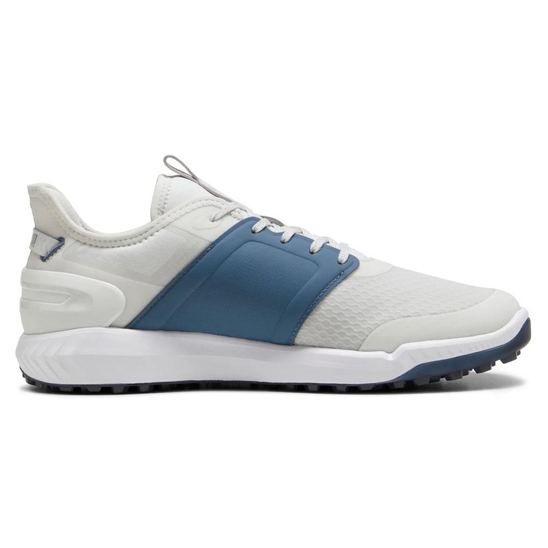 PUMA Ignite Elevate Spikeless Golf Shoes Feather Gray/Evening Sky/White – 24 Men Medium 7