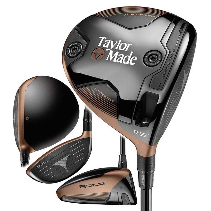 TaylorMade BRNR Mini Copper Driver 304cc – 24 Men Right – 11.5 UST Mamiya ProForce 65 – Retro Burner Edition Graphite – Regular