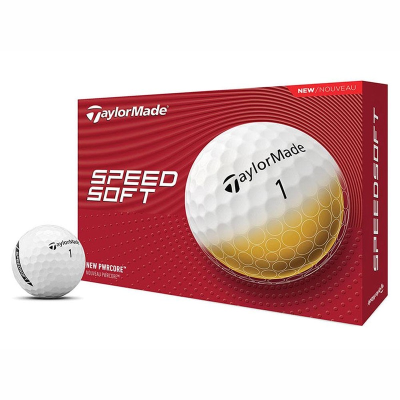 TaylorMade Speed Soft Golf Balls 1 Dozen White