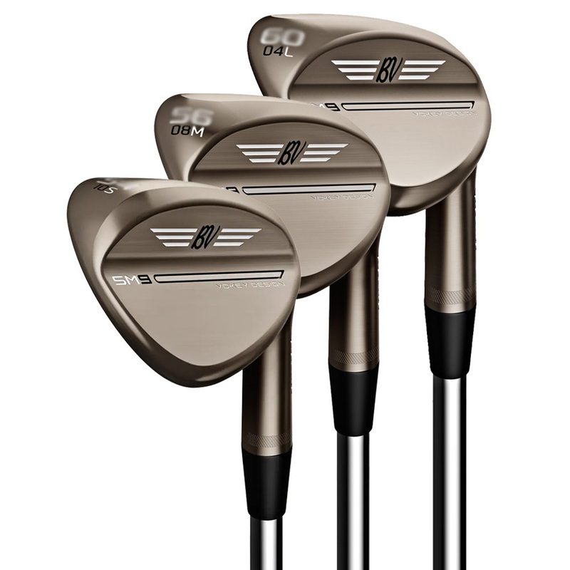 Titleist SM9 Vokey Brushed Steel Wedge – 23 Men Right – 46 – 10 – F-Grind True Temper Dynamic Gold Steel – S200