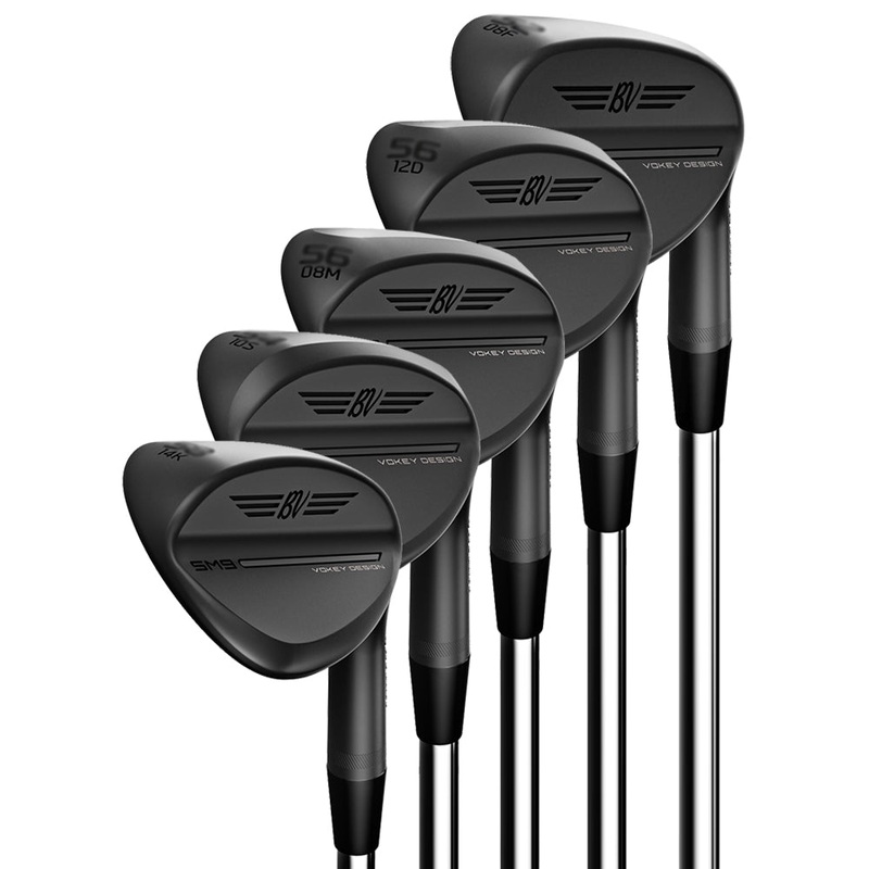 Titleist SM9 Vokey Jet Black Wedge – 23 Men Right – 46 – 10 – F-Grind True Temper Dynamic Gold Steel – S200