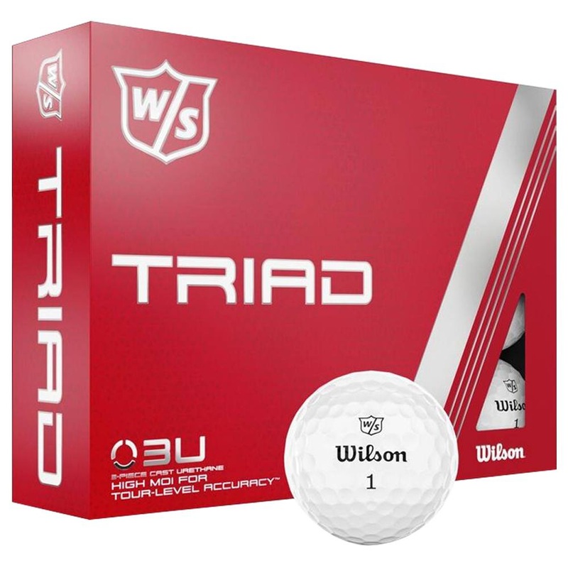 Wilson Triad Golf Balls (Prior Generation) 1 Dozen White