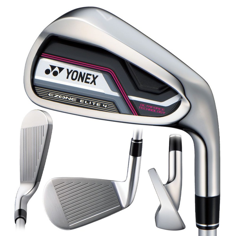 YONEX EZONE Elite 4.0 Iron Set – 23 Women Right – 7-PW & SW YONEX EX-E04L Ladies Graphite – Ladies