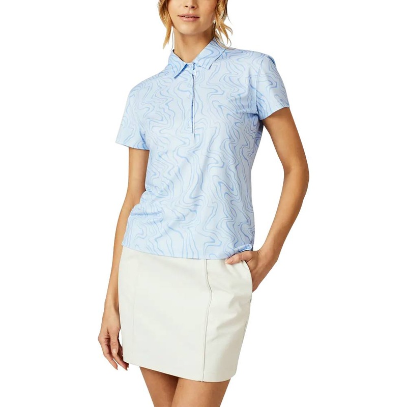 7Diamonds Lanai Golf Polo 2023 Women Light Blue X-Small