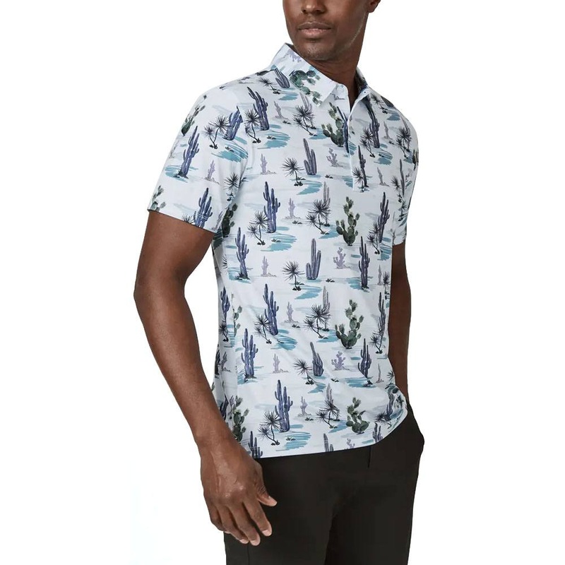 7Diamonds Mesa Golf Polo 2023 Seafoam Small