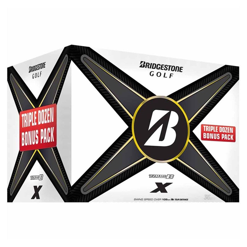 Bridgestone Tour B X 3 Dozen Golf Balls 3 Dozen White Trifecta