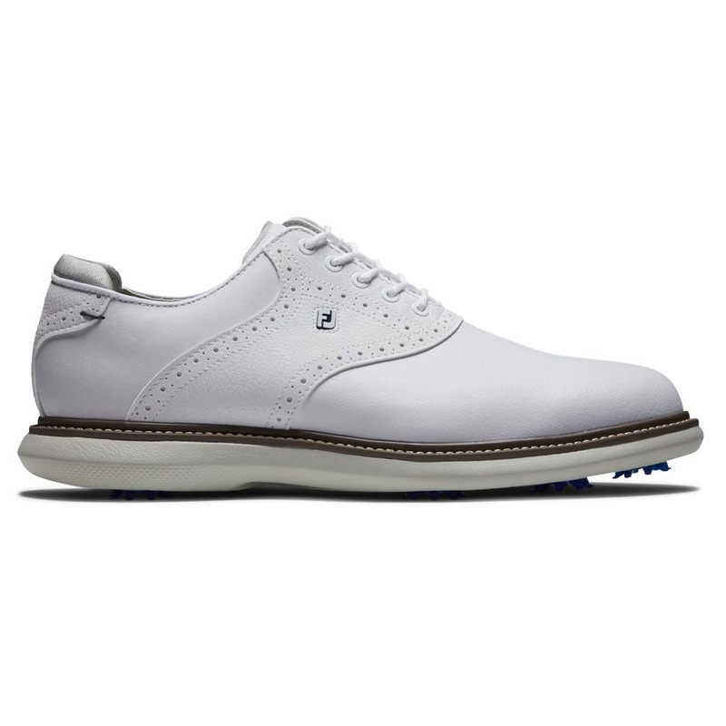 FootJoy FJ Traditions Golf Shoes White – 24 Men White Narrow 9