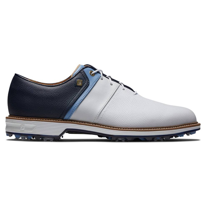 FootJoy Premiere Series – Packard Golf Shoes White/Blue – 24 Men White/Blue Medium 7