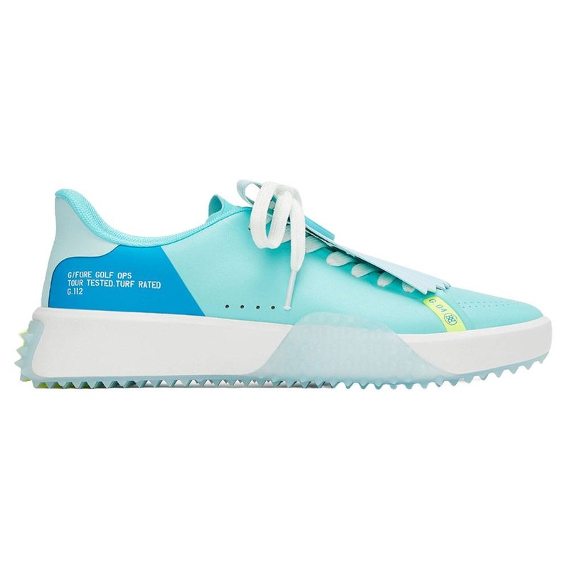 Gfore G.112 P.U. Leather Colour Block Kiltie Spikeless Golf Shoes Sardinia – 24 Women Medium 5.5
