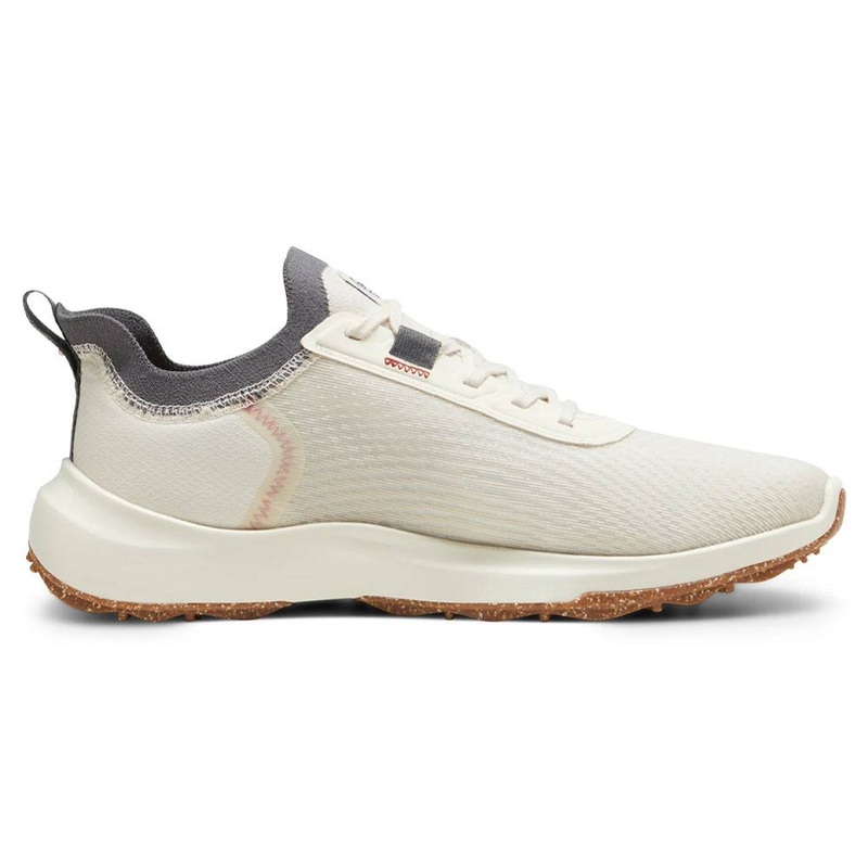 PUMA Fusion Crush Sport Sustainabilty Spikeless Golf Shoes Alpine Snow/Cool Dark Gray – 24 Men Medium 7