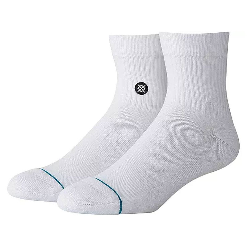 Stance Icon Quarter Golf Socks – 24 Men White Small