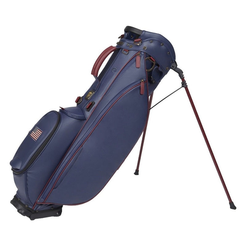 Titleist Stars & Stripes Limited Edition LINKSLEGEND Members Stand Bag – 24 Navy/Burgundy