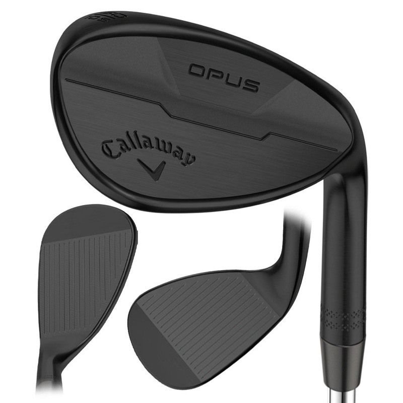 Callaway Opus Black Shadow Wedge – 24 Men Right – 48 – 10 – S-Grind True Temper Dynamic Gold Mid 115 Steel – Wedge