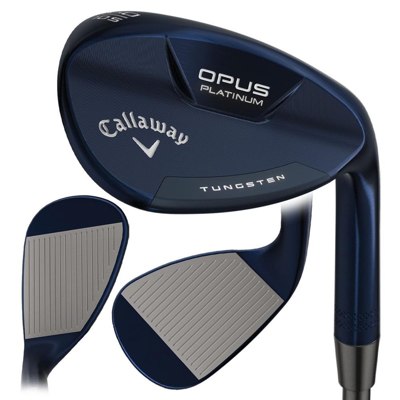 Callaway Opus Platinum Blue Wedge – 24 Men Right – 54 – 10 – Z-Grind True Temper Dynamic Gold Mid 115 Gunmetal Steel – Wedge