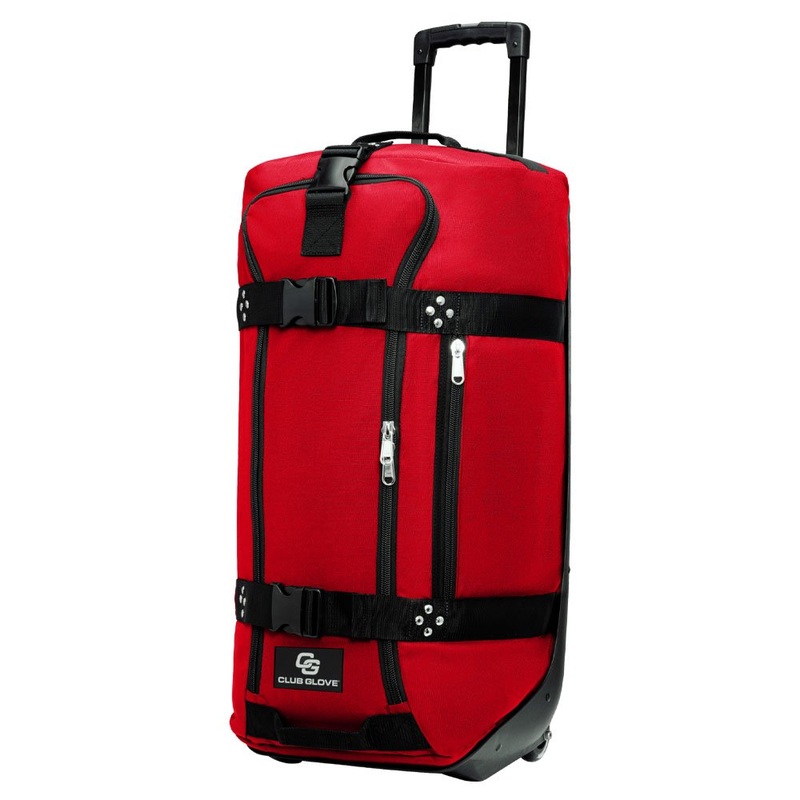 Club Glove Rolling Duffle Bag – 24 Red