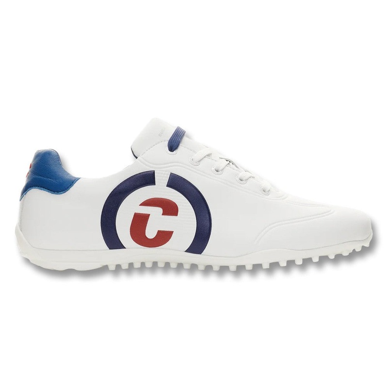 Duca Del Cosma Golf Kingscup Spikeless Golf Shoes White – 24 Men Medium 8