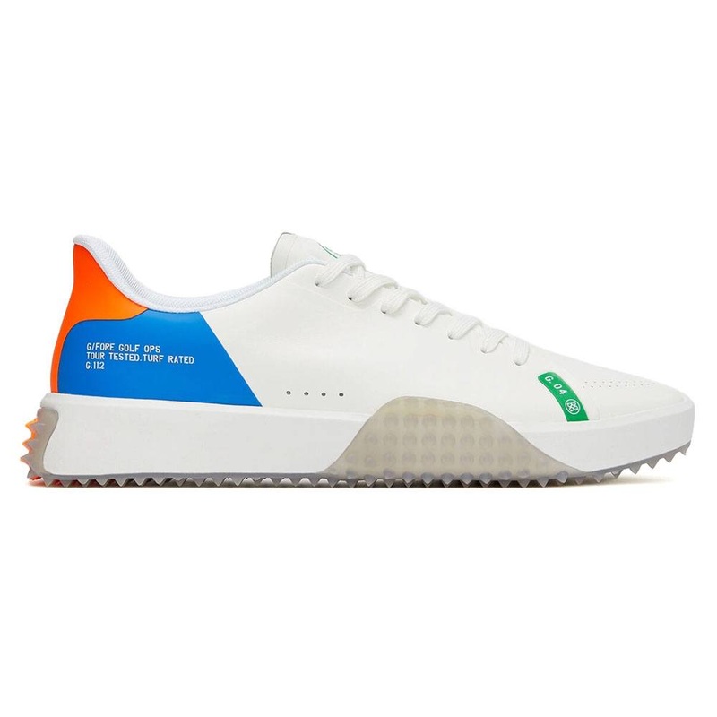 Gfore G.112 P.U. Leather Colour Block Spikeless Golf Shoes Snow- 24 Men Medium 7.5