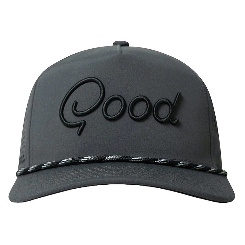 GoodGood Golf Slice Rope Golf Cap Gray/Black – 24 Men One Size Fits All