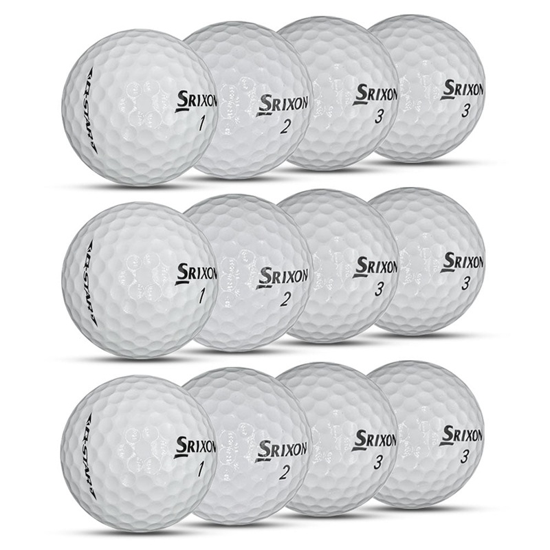 Srixon Q-Star Golf Balls (Bulk – 4 Dozen) 1 Dozen White/Loose