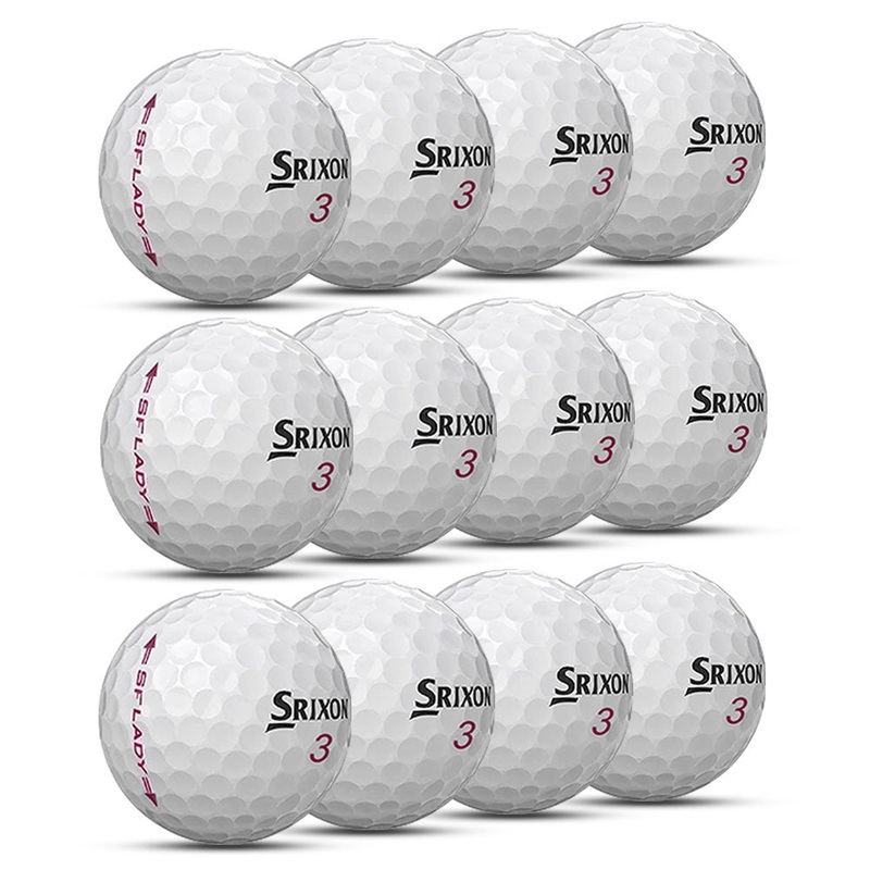 Srixon Soft Feel Golf Balls (Bulk – 4 Dozen) Women 1 Dozen White/Loose
