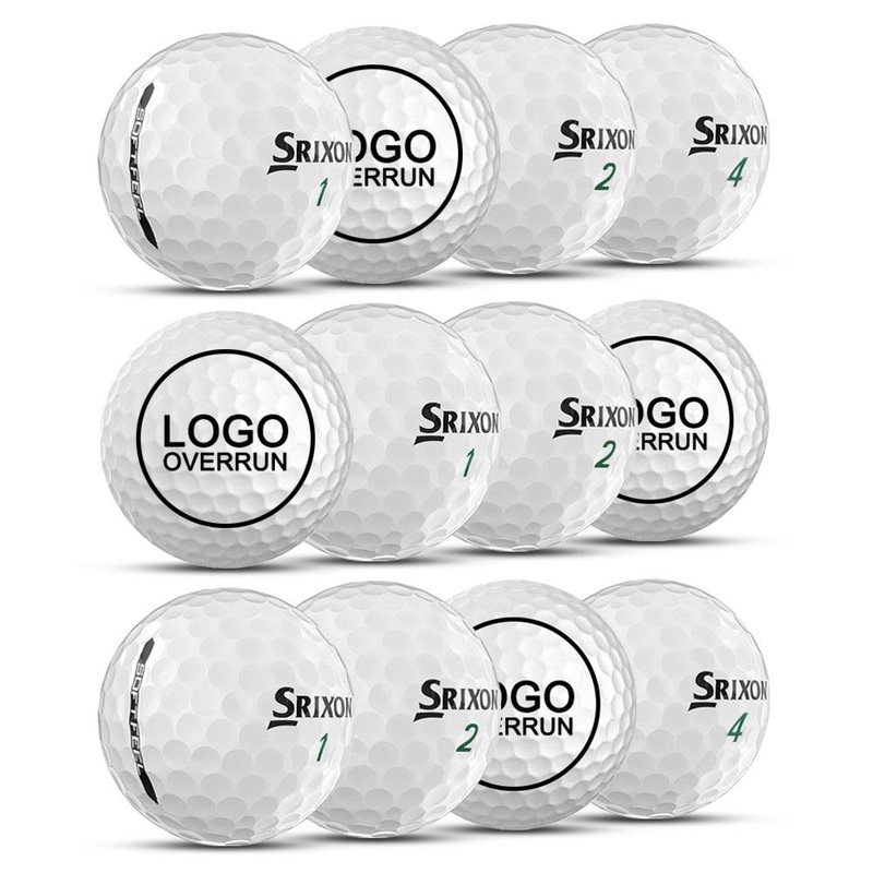 Srixon Soft Feel Golf Balls (Logo Overrun – 4 Dozen) 1 Dozen White