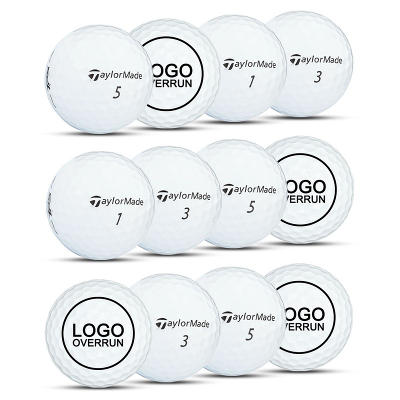 TaylorMade TP5 Golf Balls (Logo Overrun – 4 Dozen) 1 Dozen White