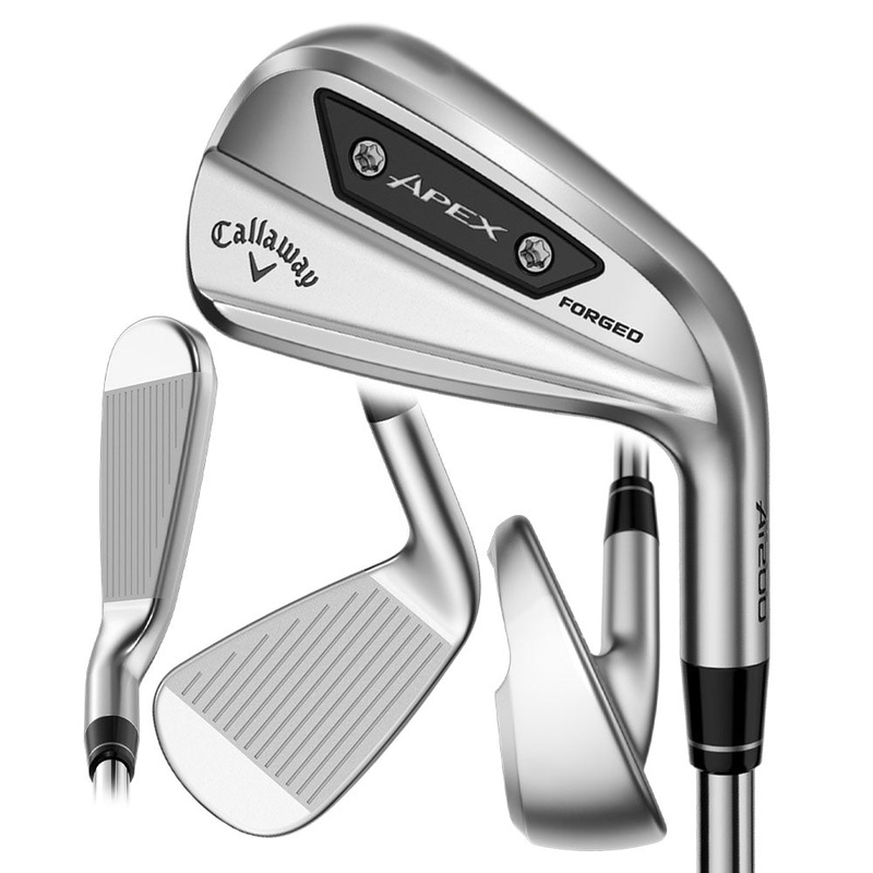 Callaway Apex Ai200 Forged Iron Set – 24 Men Right – 6-PW UST Mamiya HDC Recoil Dart 80 Graphite – Senior