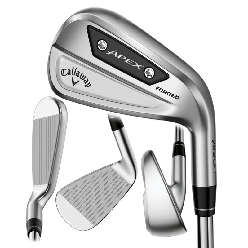 Callaway Apex Ai300 Forged Iron Set – 24 Men Right – 6-PW UST Mamiya HDC Recoil Dart 70 Graphite – Senior