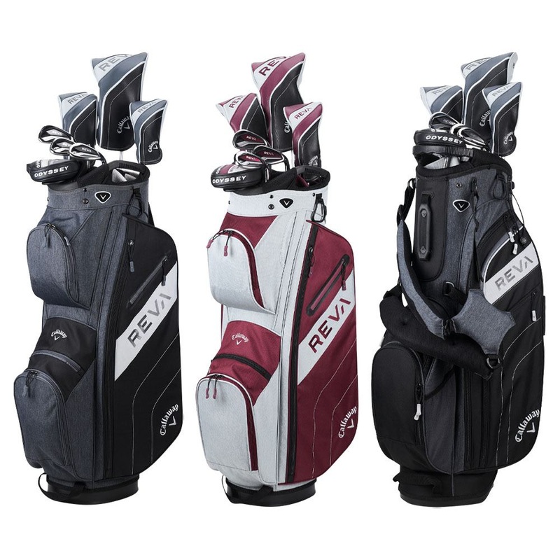 Callaway Reva Full Set – 24 Women Right – 7 Clubs + 1 Cart Bag Black Standard