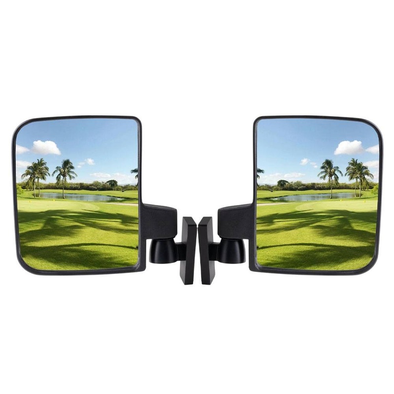Golfio – Stripebird Magnetic Cart Mirror Black