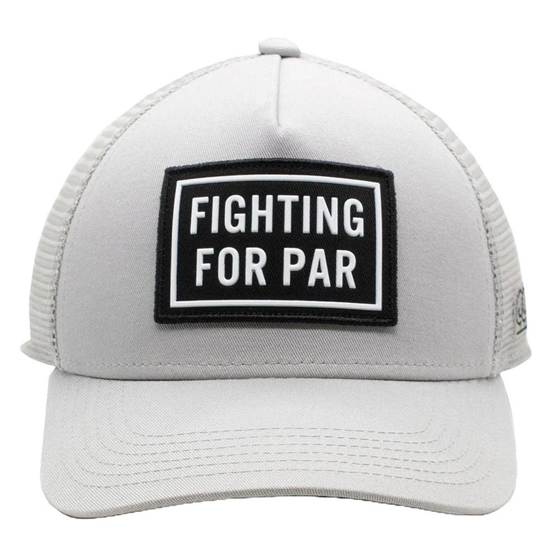 GoodGood Golf Right On Par Trucker Golf Cap Gray – 24 Men One Size Fits All