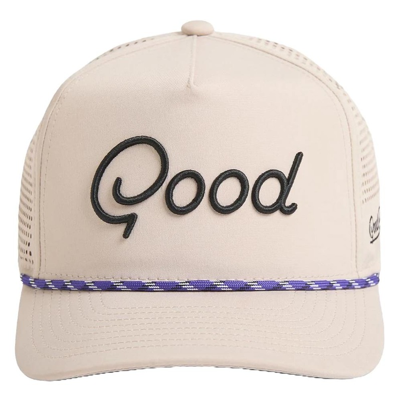GoodGood Golf White Oak Rope Golf Cap Khaki – 24 Men One Size Fits All