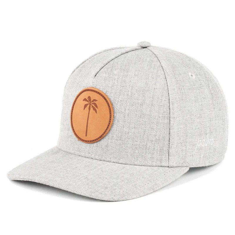 Palm Golf Lux Local Snapback Golf Cap Heather Gray – 24 Men One Size Fits All