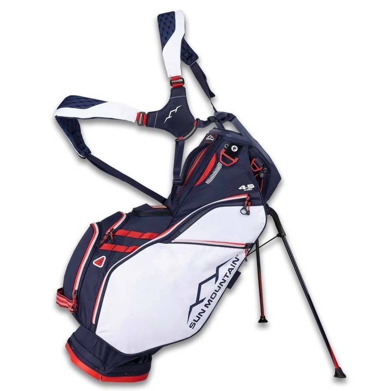 Sun Mountain 4.5LS 14-Way VLO Stand Bag – 25 Navy/White/Red