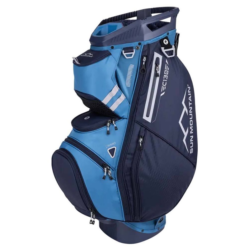 Sun Mountain C-130 Cart Bag – 25 Navy/White/Red