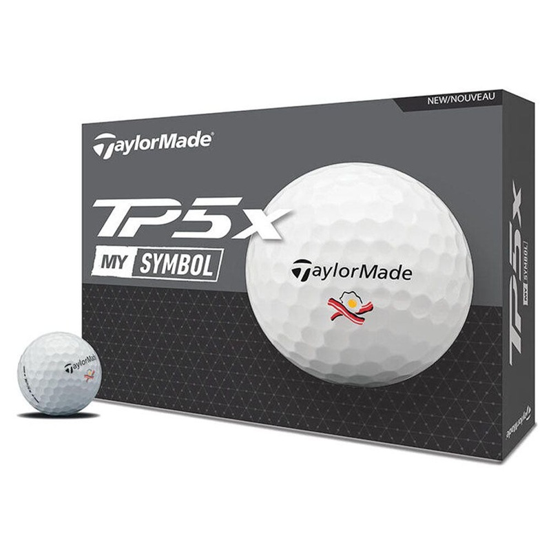 TaylorMade TP5x Symbol Golf Balls 1 Dozen BaconEggs