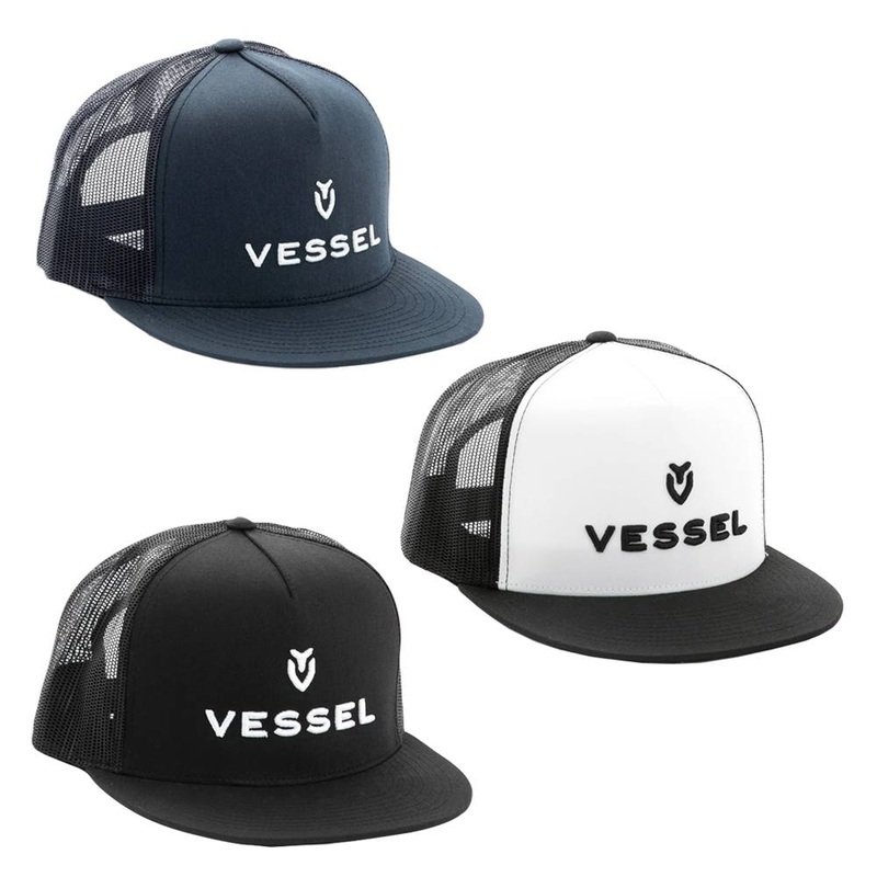 Vessel Bags Classic Trucker Hat Golf Cap 2021 Black