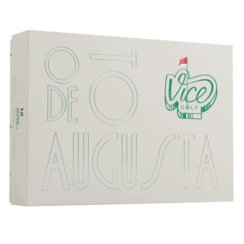Vice Golf Ode to Augusta Golf Balls 1 Dozen White
