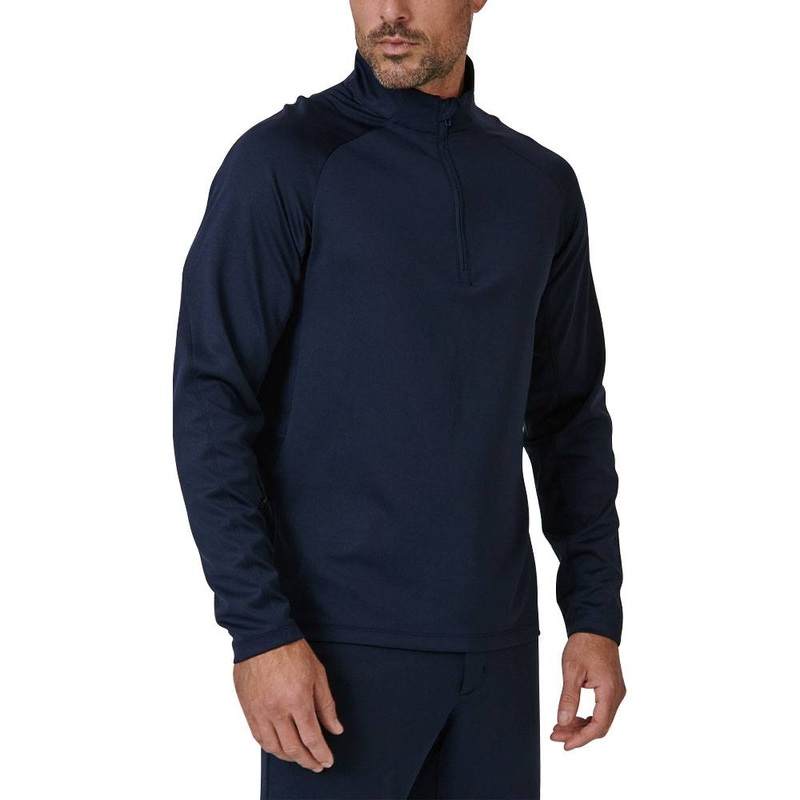 7Diamonds A-Game Quarter Zip Golf Pullover Navy – FW23 Men Small