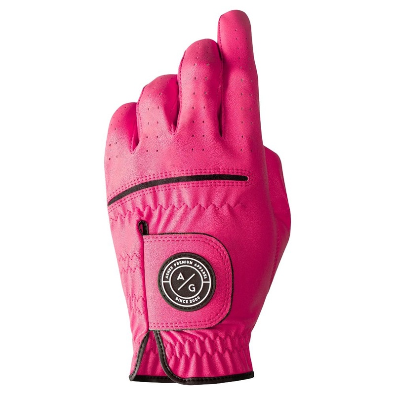 Asher Golf Pink Chuck Golf Glove Hot Pink – 24 Women Fit to Left Hand Small