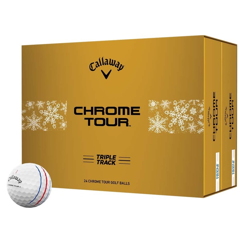 Callaway Chrome Tour 24 Triple Track Holiday 2 Dozen Golf Balls 2 Dozen White