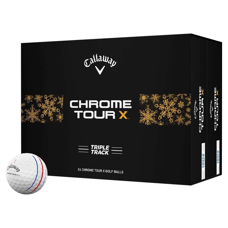 Callaway Chrome Tour X 24 Triple Track Holiday 2 Dozen Golf Balls 2 Dozen White
