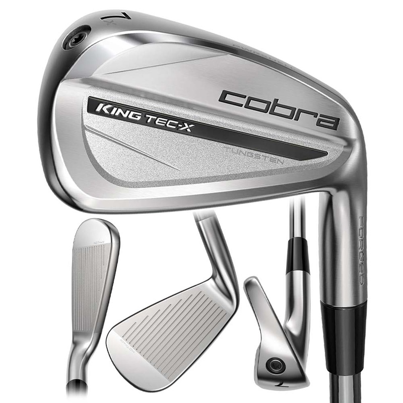 Cobra King Tec-X Forged Iron Set – 24 Men Right – 5-PW & GW KBS Tour Lite Steel – Regular