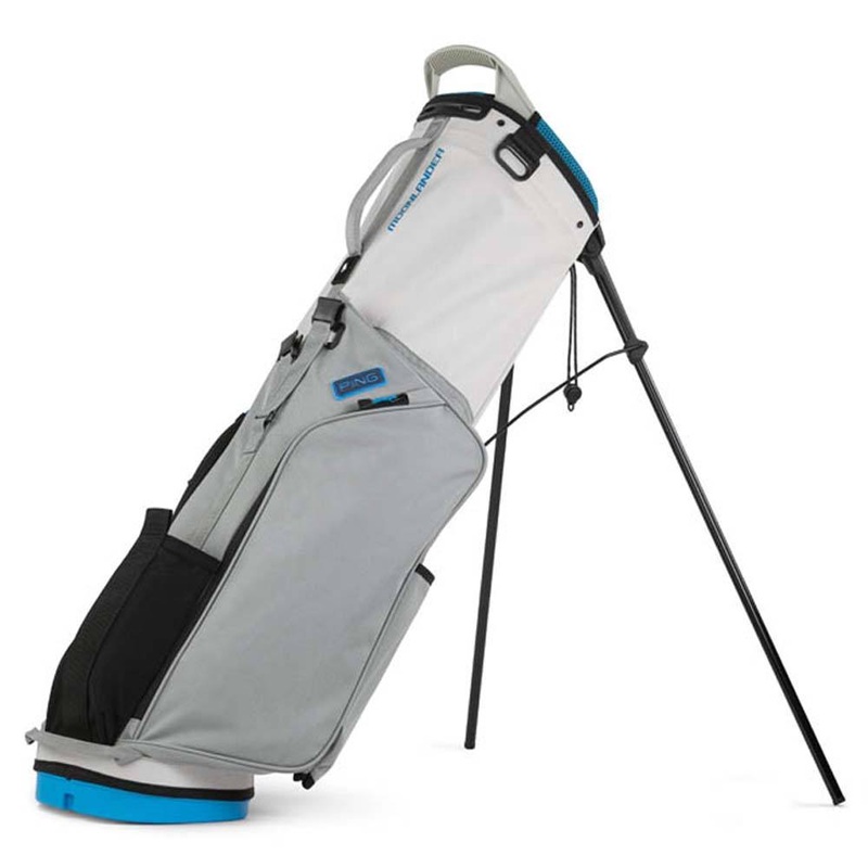 PING Moonlander 244 Stand Bag – 25 Gray/Platinum/Blue