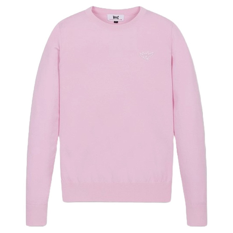 WAAC Crewneck Golf Sweater Light Pink – FW24 Women X-Small